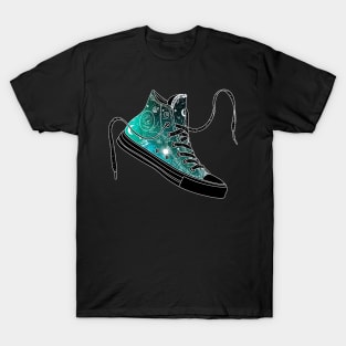 Pisces high tops - Space canvas T-Shirt